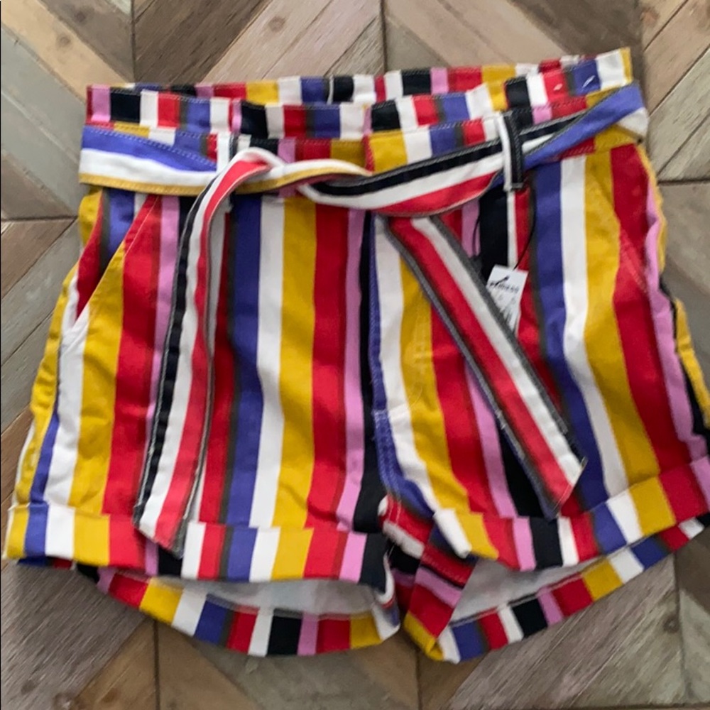 Striped shorts